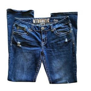 Hydraulic “Bailey” slim boot cut Y2K denim